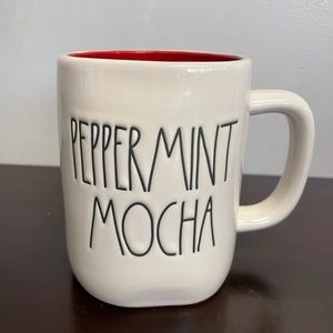 New Rae Dunn PEPPERMINT MOCHA Mug